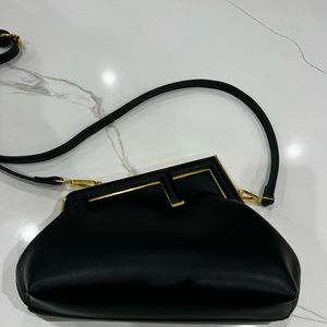 Black shoulder bag